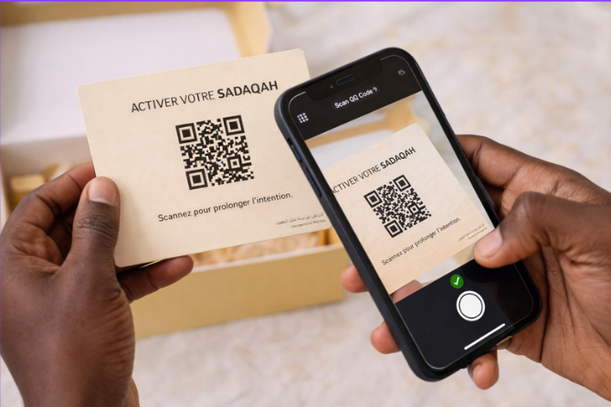 Scannez le QR code